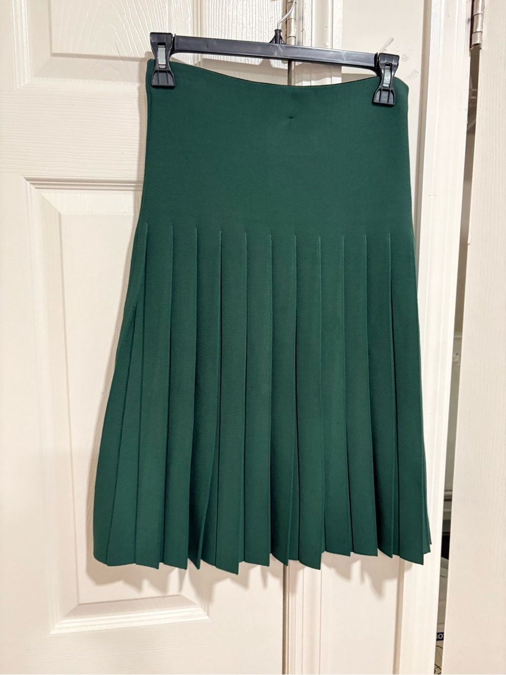 Apparalel Pleated infinity skirt dark Green Women's Skirt size small